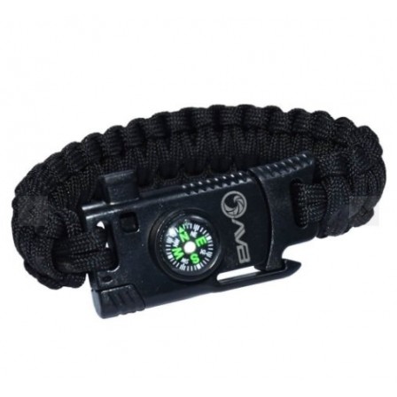 BRACELETE PARACORD PRETO - AVB