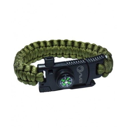 BRACELETE PARACORD VERDE OLIVA - AVB