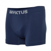 CUECA BOXER SEAMLESS MARINHO  SEM COSTURA - INVICTUS