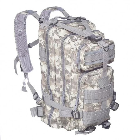 MOCHILA TÁTICA INFINITE 25L CAMUFLADA CINZA - ECHOLIFE