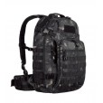 MOCHILA MISSION CAMUFLADO WARSKIN BLACK 45L - INVICTUS